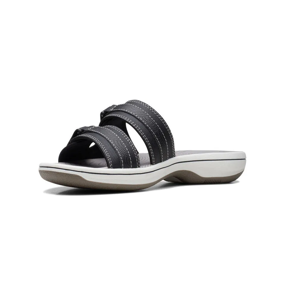 Clarks Women's Breeze Piper Light Taupe | Black | Warm Beige