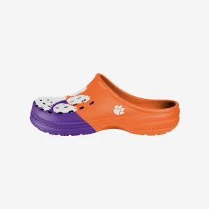 Clemson Tigers Colorblock Big Logo Clog