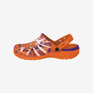 Clemson Tigers Tie-Dye Clog With Strap