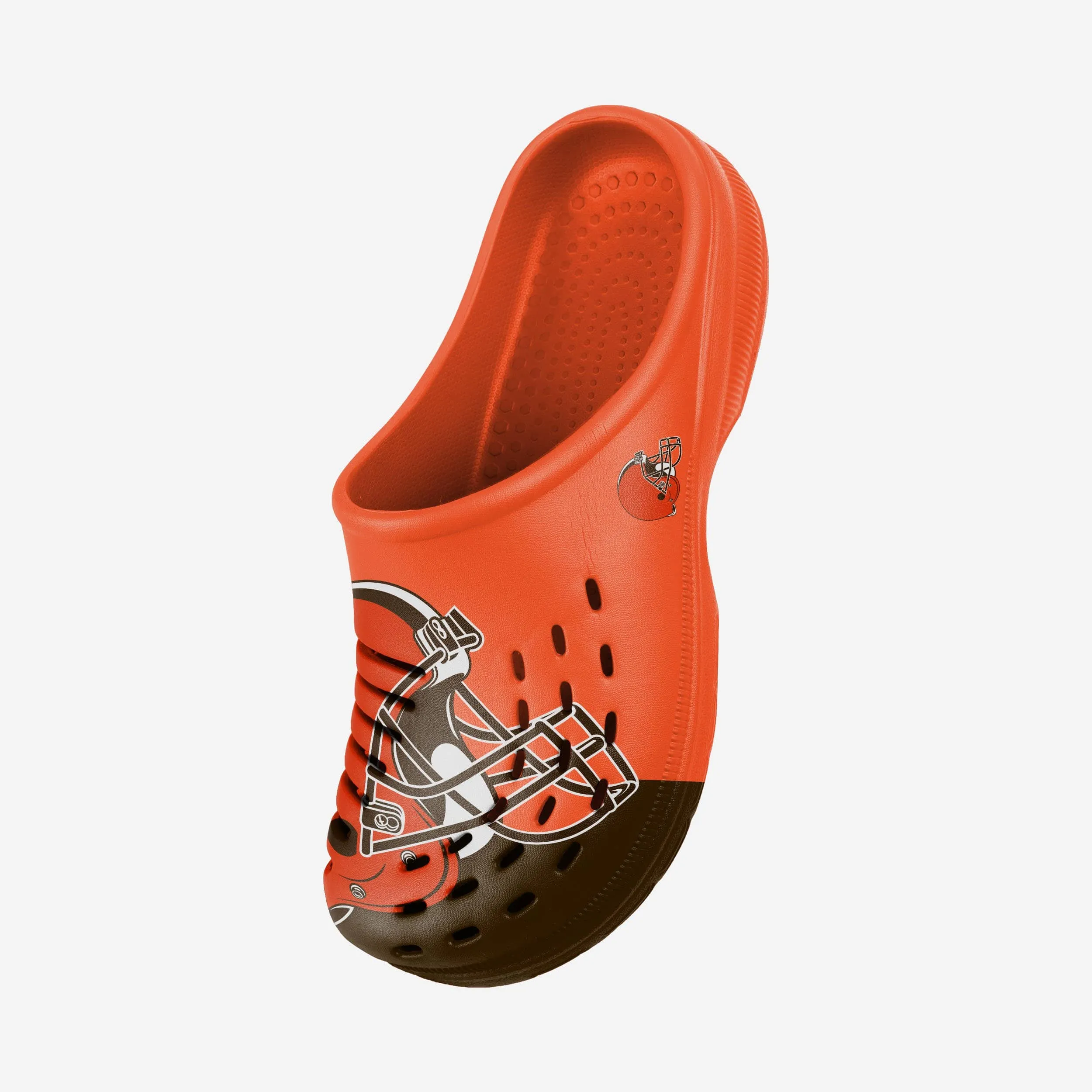 Cleveland Browns Colorblock Big Logo Clog