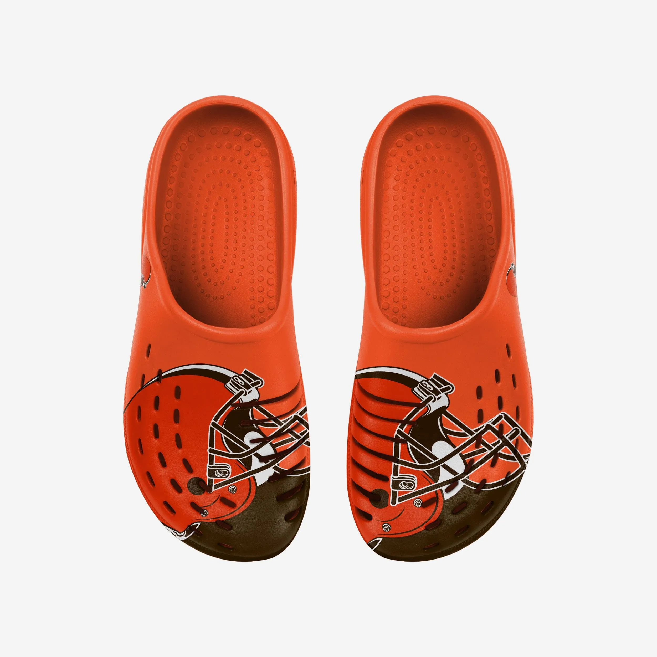 Cleveland Browns Colorblock Big Logo Clog