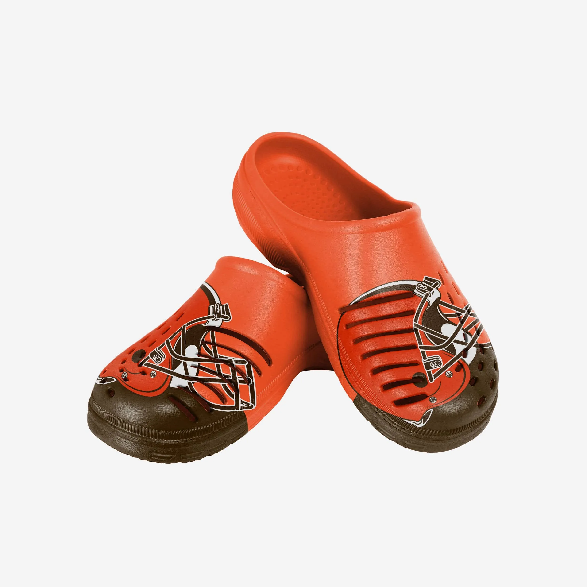 Cleveland Browns Colorblock Big Logo Clog