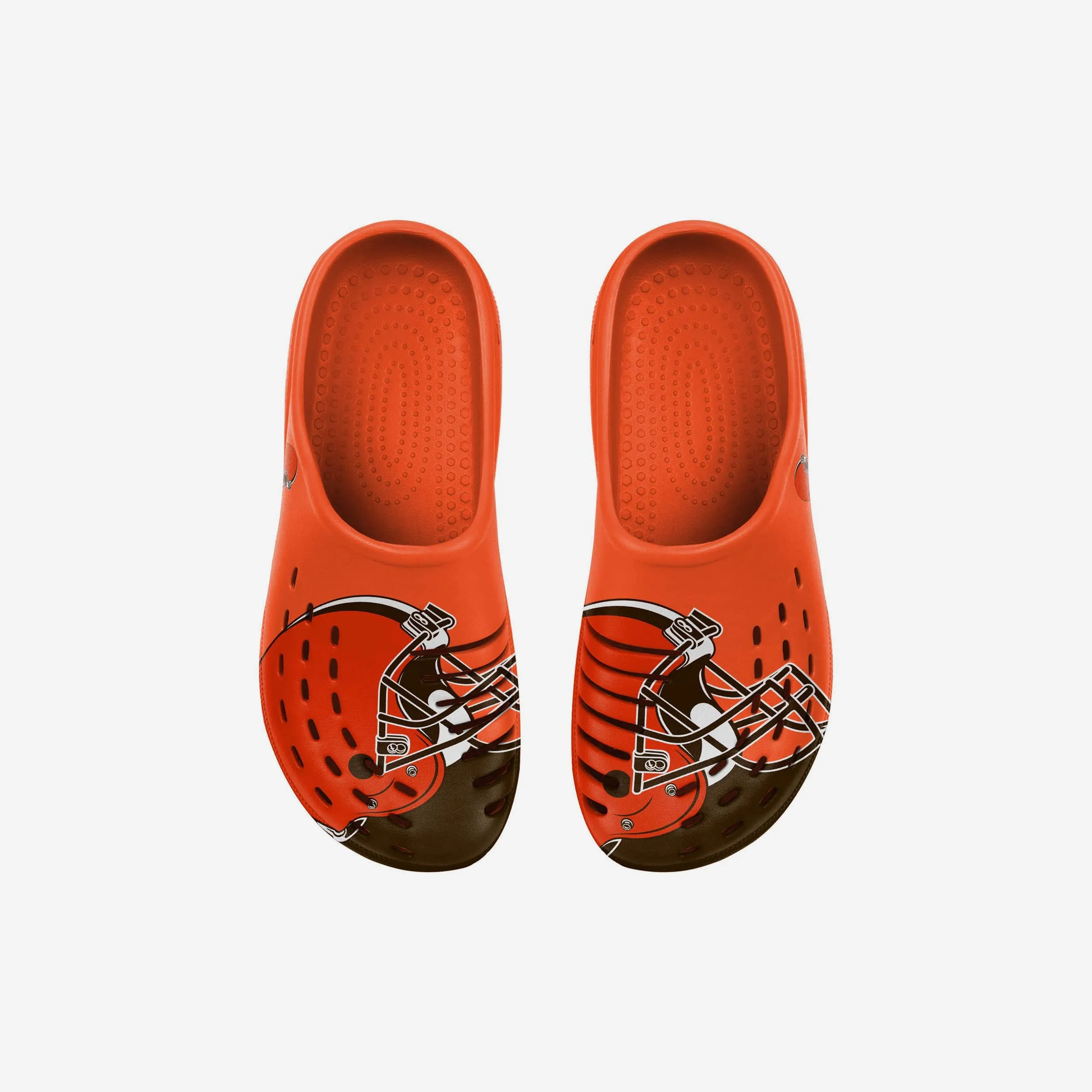 Cleveland Browns Youth Colorblock Big Logo Clog