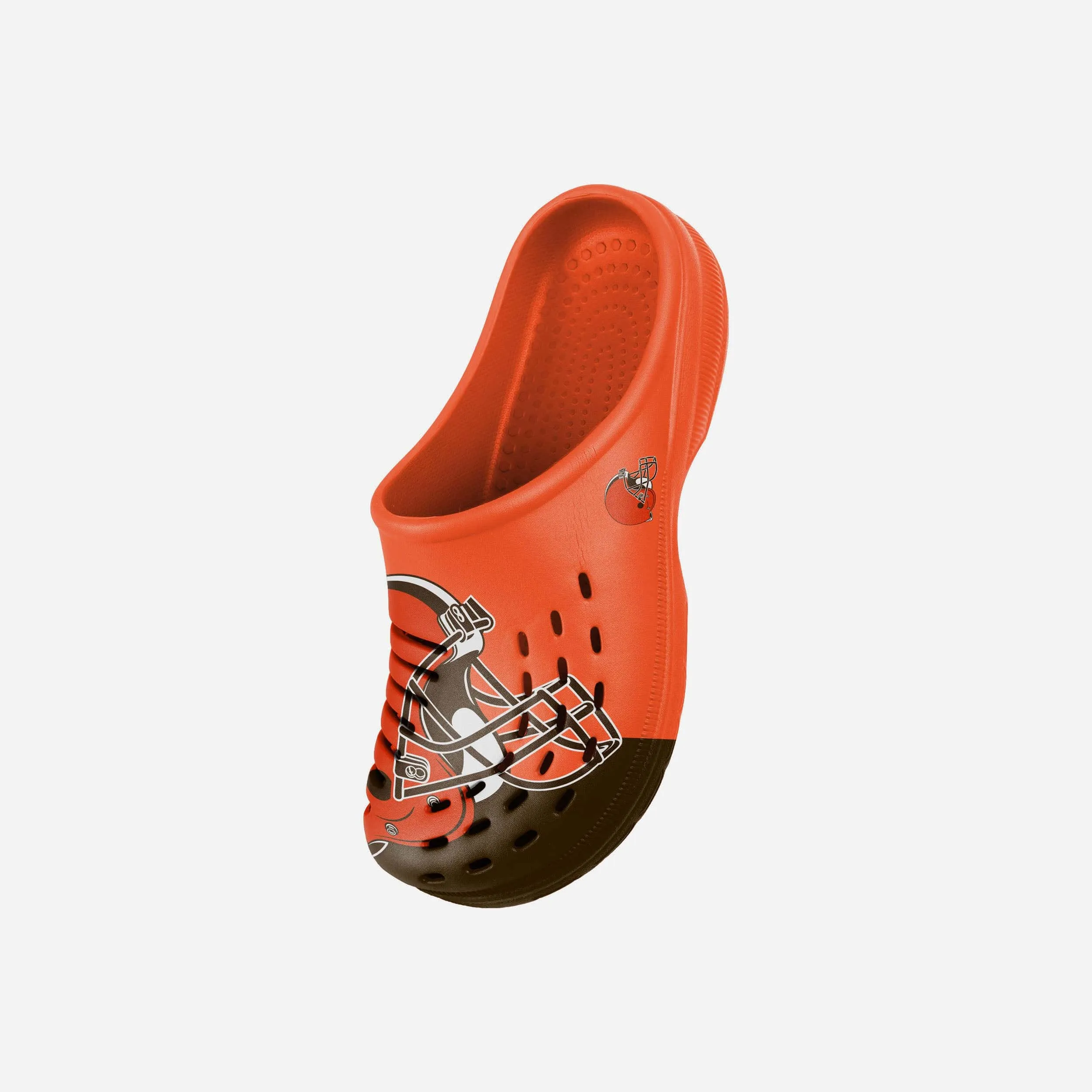 Cleveland Browns Youth Colorblock Big Logo Clog
