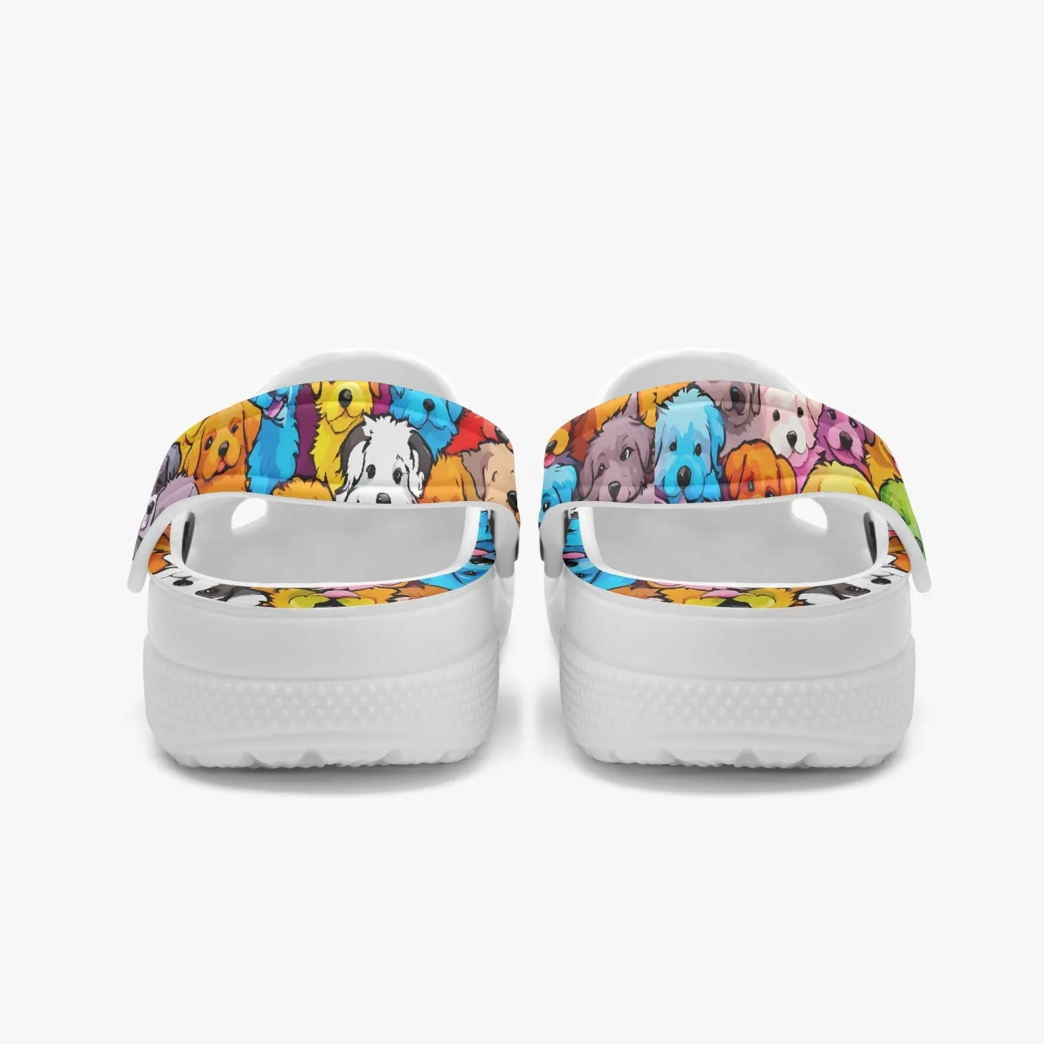 Colourful Puppies Kids Rok-Clogs