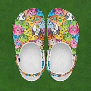 Colourful Puppies Kids Rok-Clogs