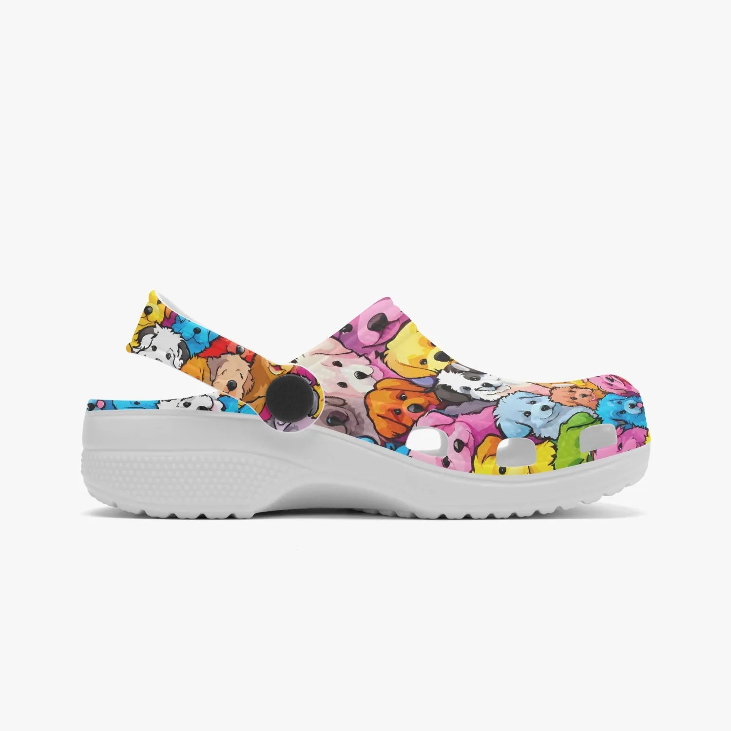 Colourful Puppies Kids Rok-Clogs