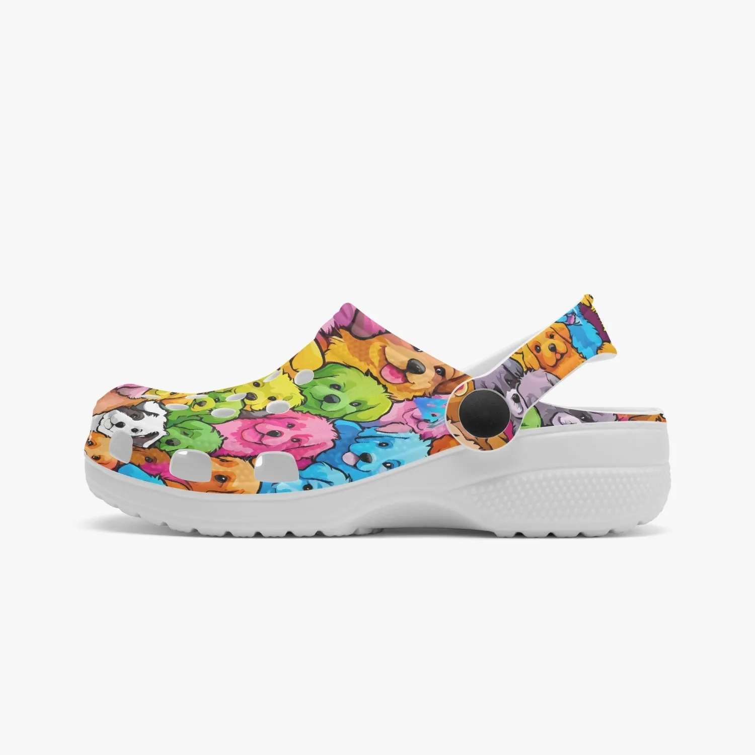 Colourful Puppies Kids Rok-Clogs