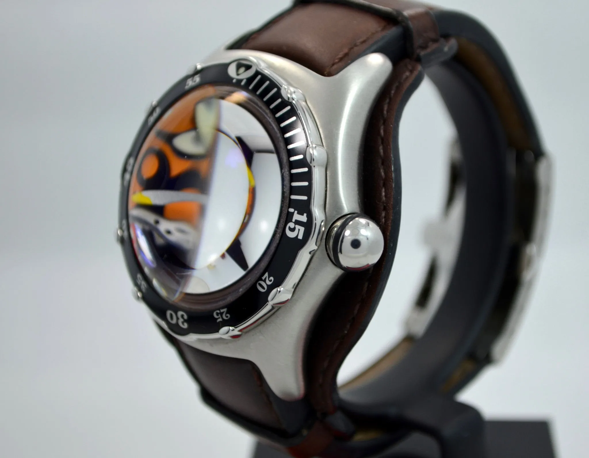CORUM BUBBLE DIVE BOMBER TIGER AUTOMATIC LIMITED EDITION 82.180.20 2004 WATCH