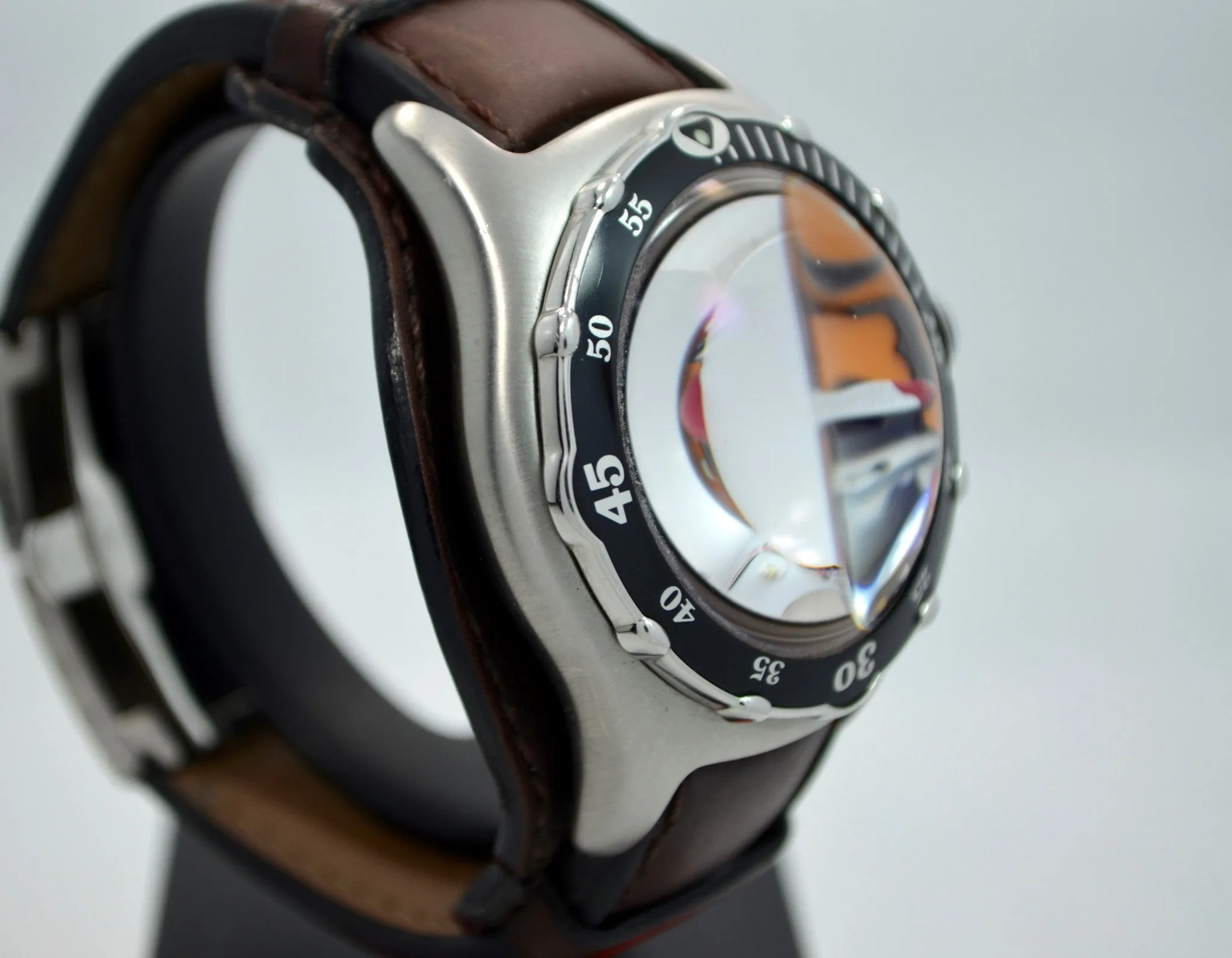 CORUM BUBBLE DIVE BOMBER TIGER AUTOMATIC LIMITED EDITION 82.180.20 2004 WATCH