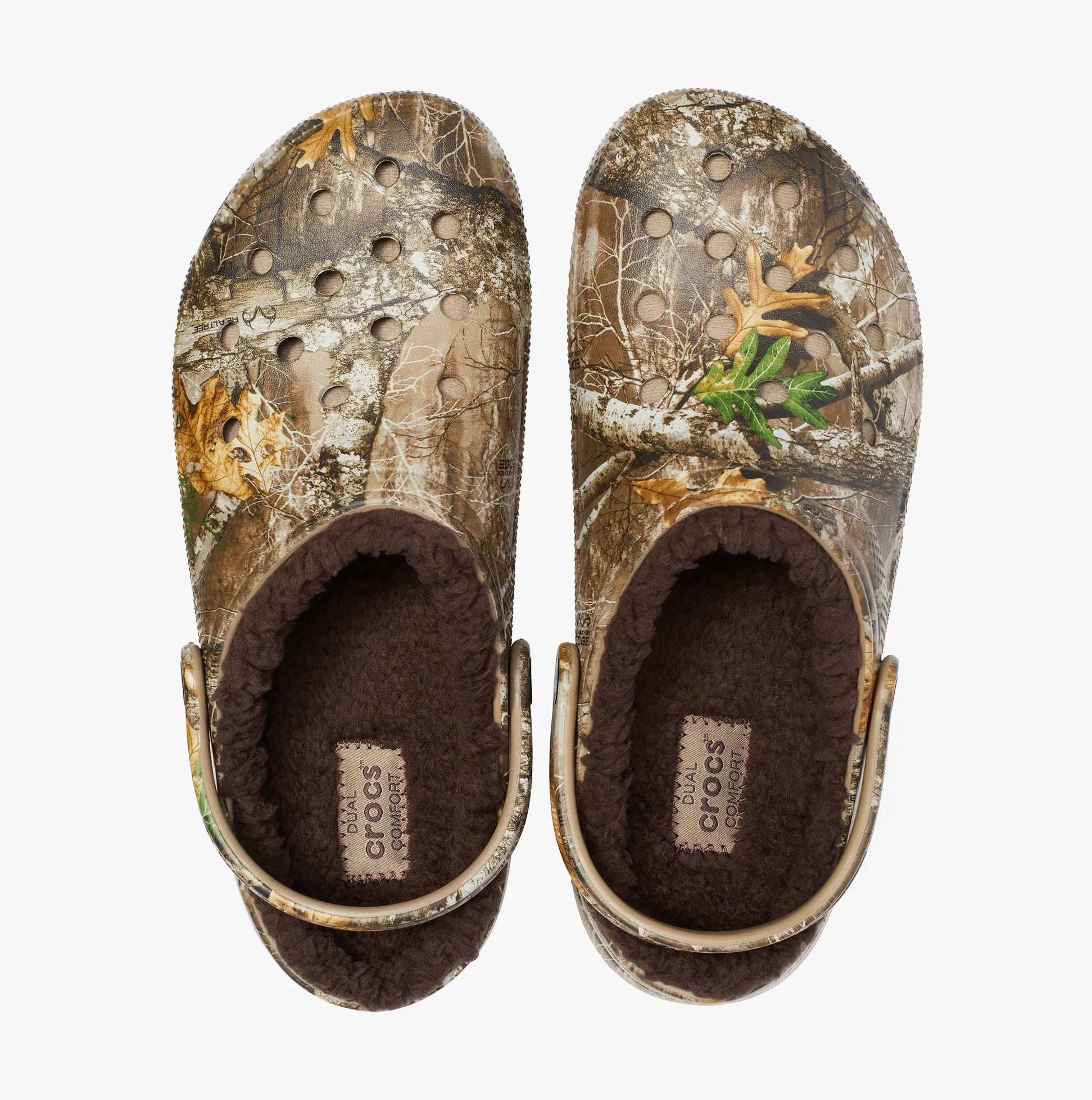 Crocs 205377-280 CLASSIC REALTREE Unisex Clogs Chocolate/Chocolate