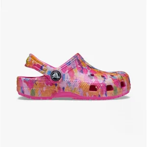 Crocs 208451-90H CLASSIC HYPER REAL Kids Clogs Multi