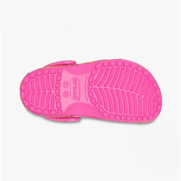 Crocs 208451-90H CLASSIC HYPER REAL Kids Clogs Multi