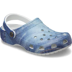 Crocs Classic Denim Thermoplastic Moonlight Clogs