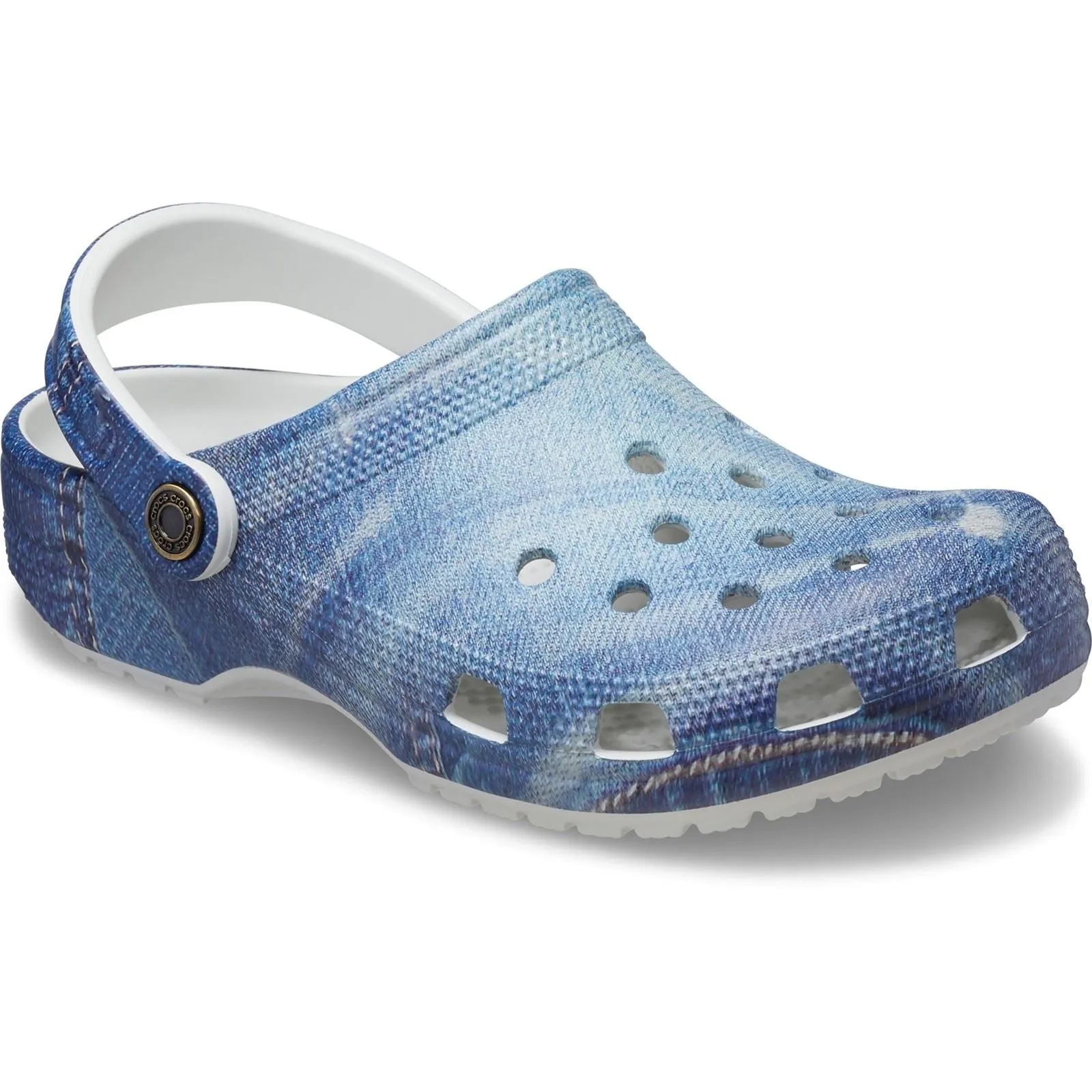 Crocs Classic Denim Thermoplastic Moonlight Clogs