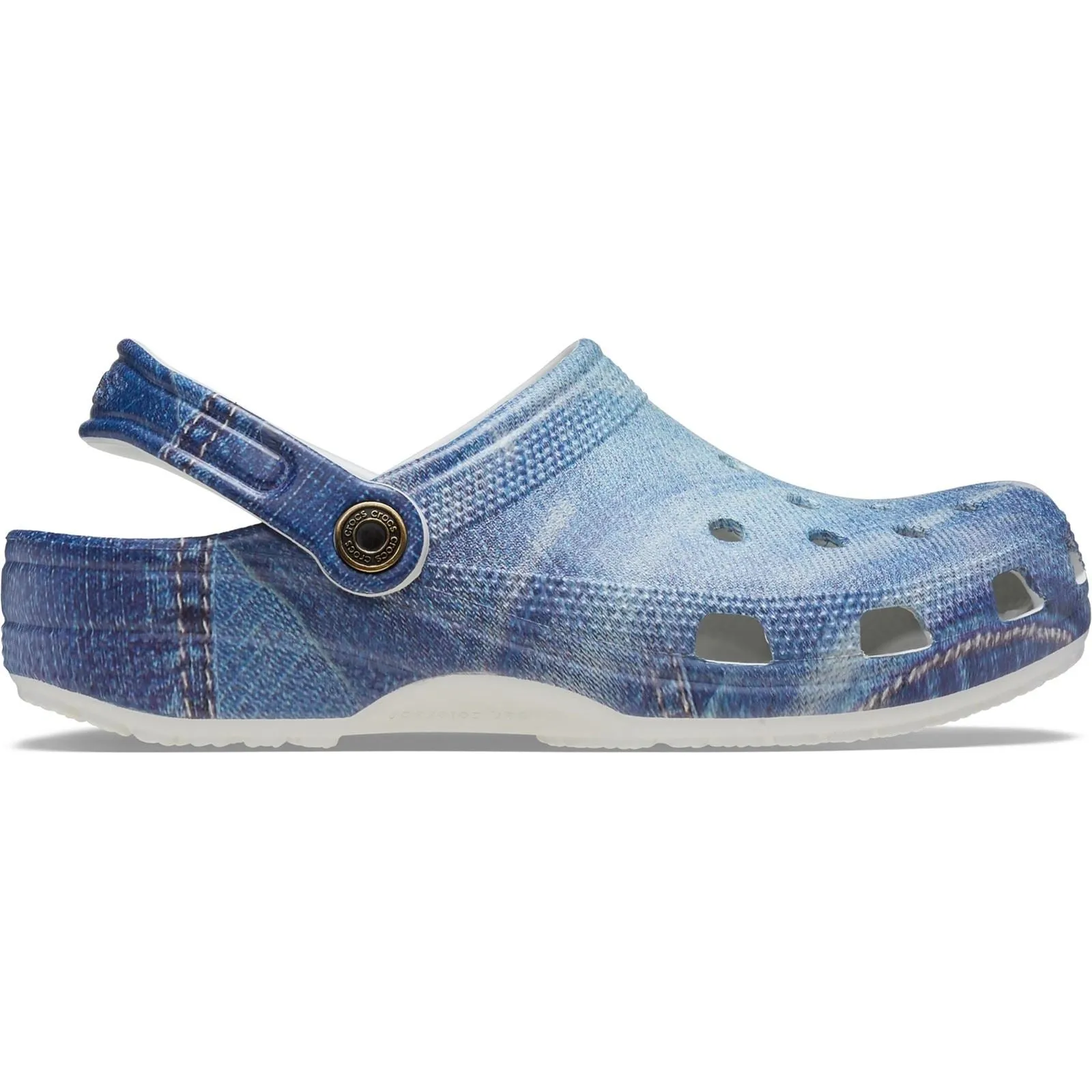 Crocs Classic Denim Thermoplastic Moonlight Clogs