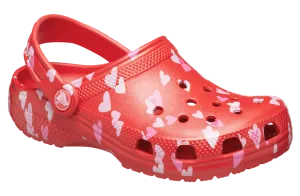 CROCS Classic Valentine's Day Hearts Clogs