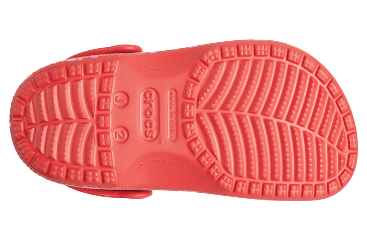 CROCS Classic Valentine's Day Hearts Clogs
