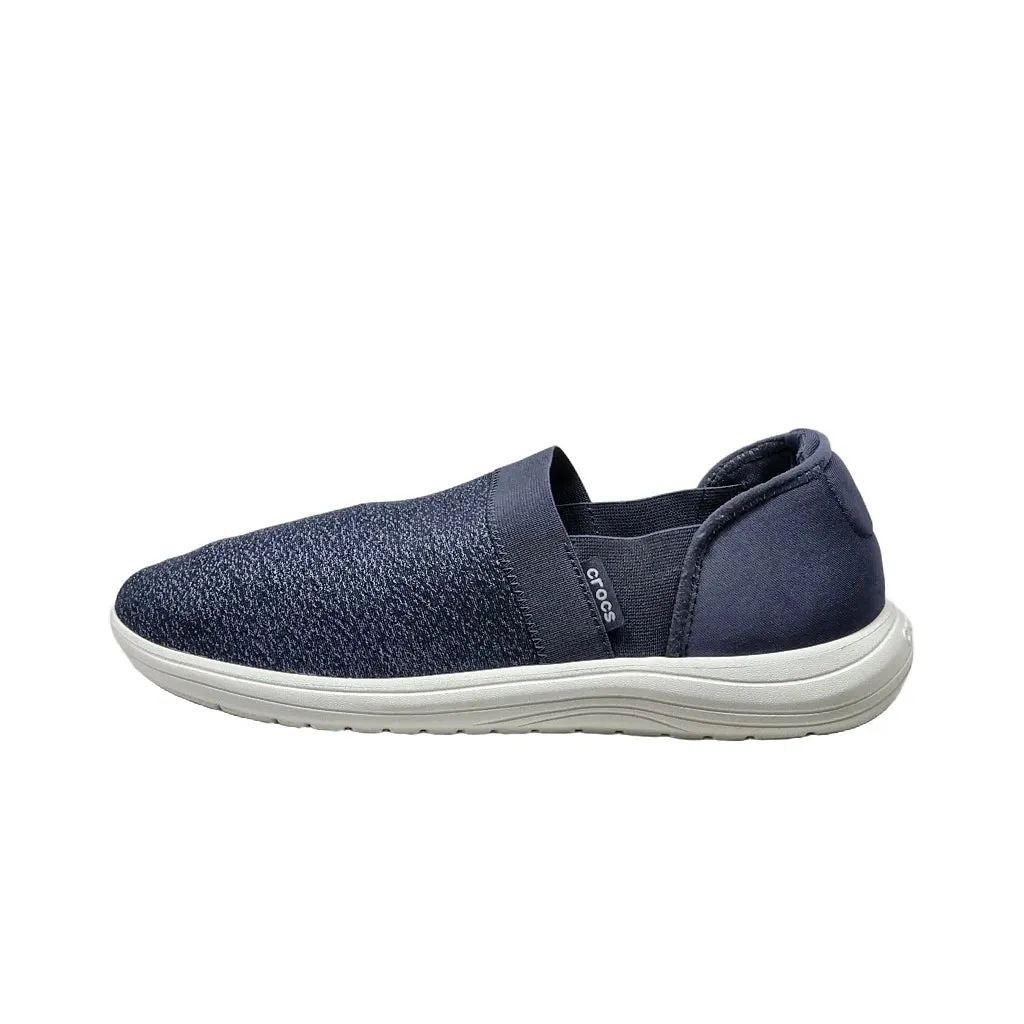 Crocs Clogs-4 Low-Top Sneakers Leather Blue Colour For Men