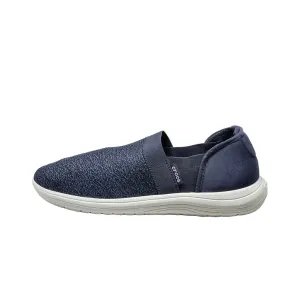 Crocs Clogs-4 Low-Top Sneakers Leather Blue Colour For Men