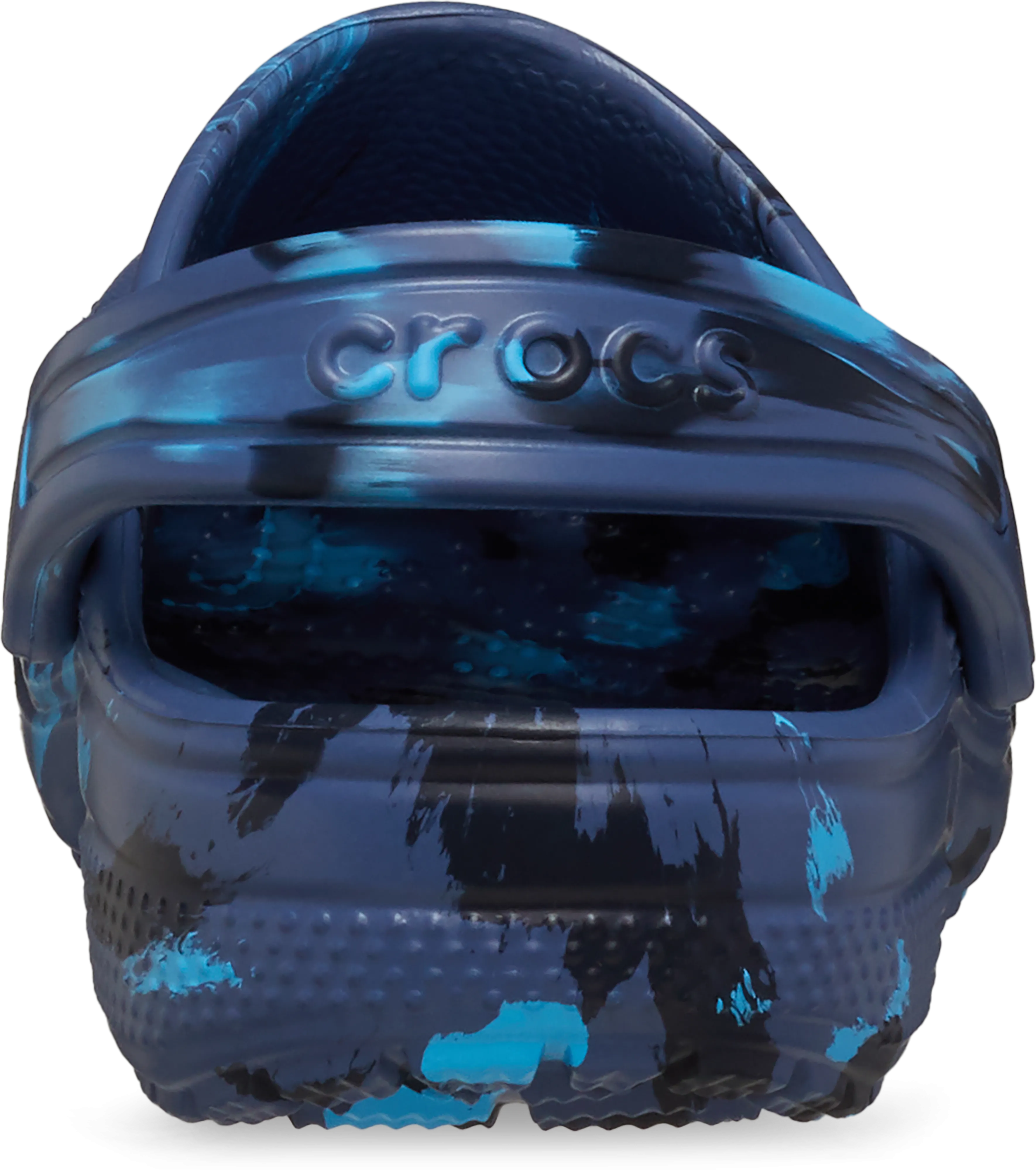 Crocs Kids Classic Clog | Marbled Navy Multi