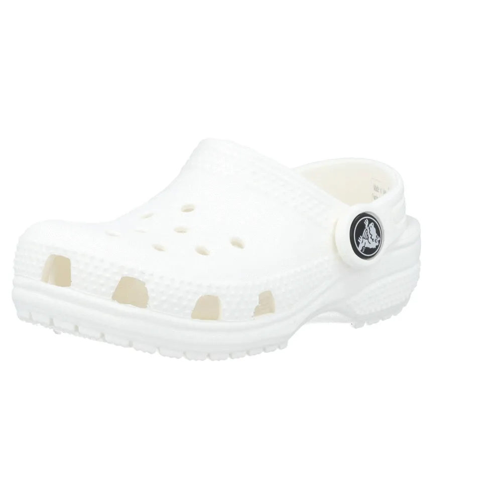 Crocs Kids Classic Clog White Shoes