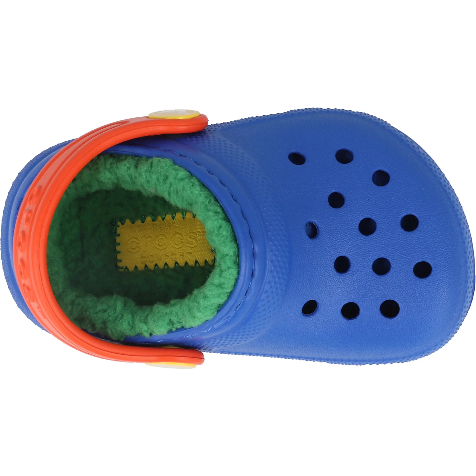 Crocs Kids Classic Lined Clog Blue Bolt