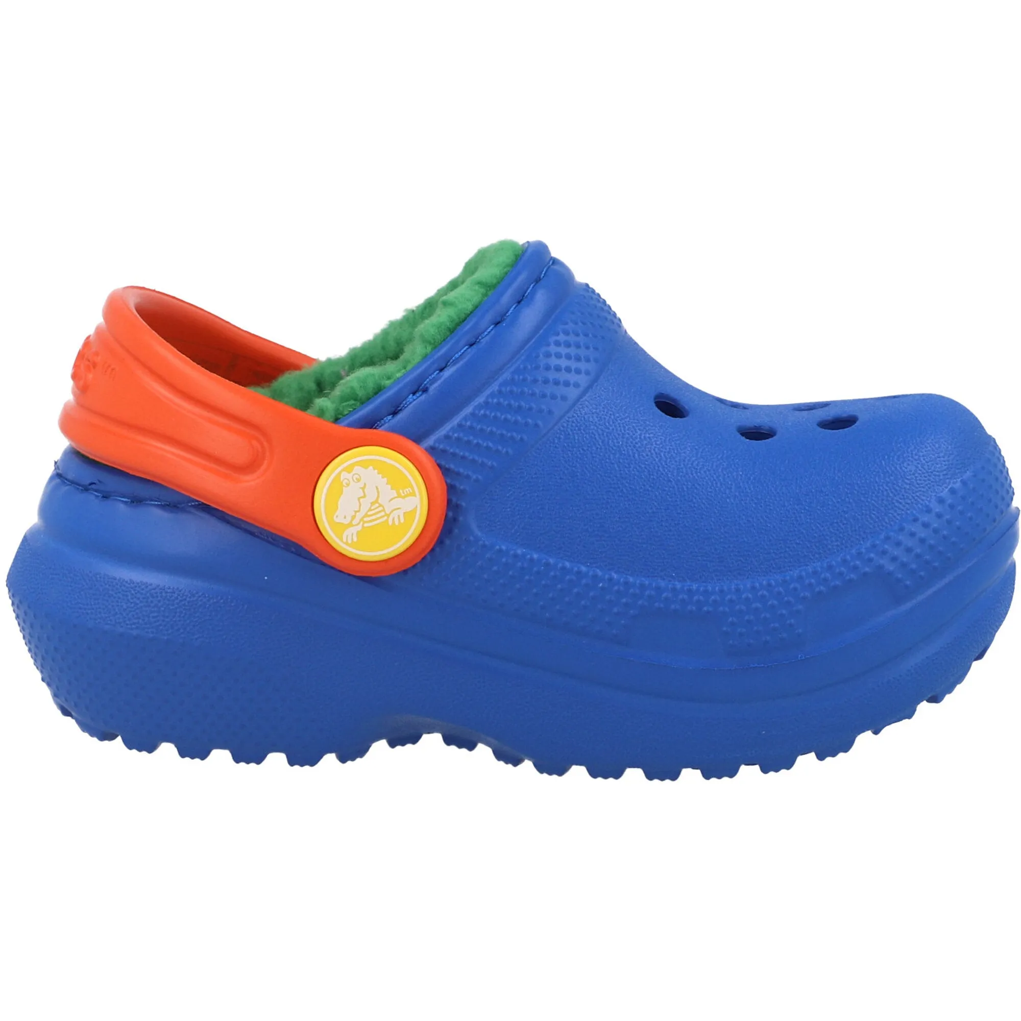 Crocs Kids Classic Lined Clog Blue Bolt