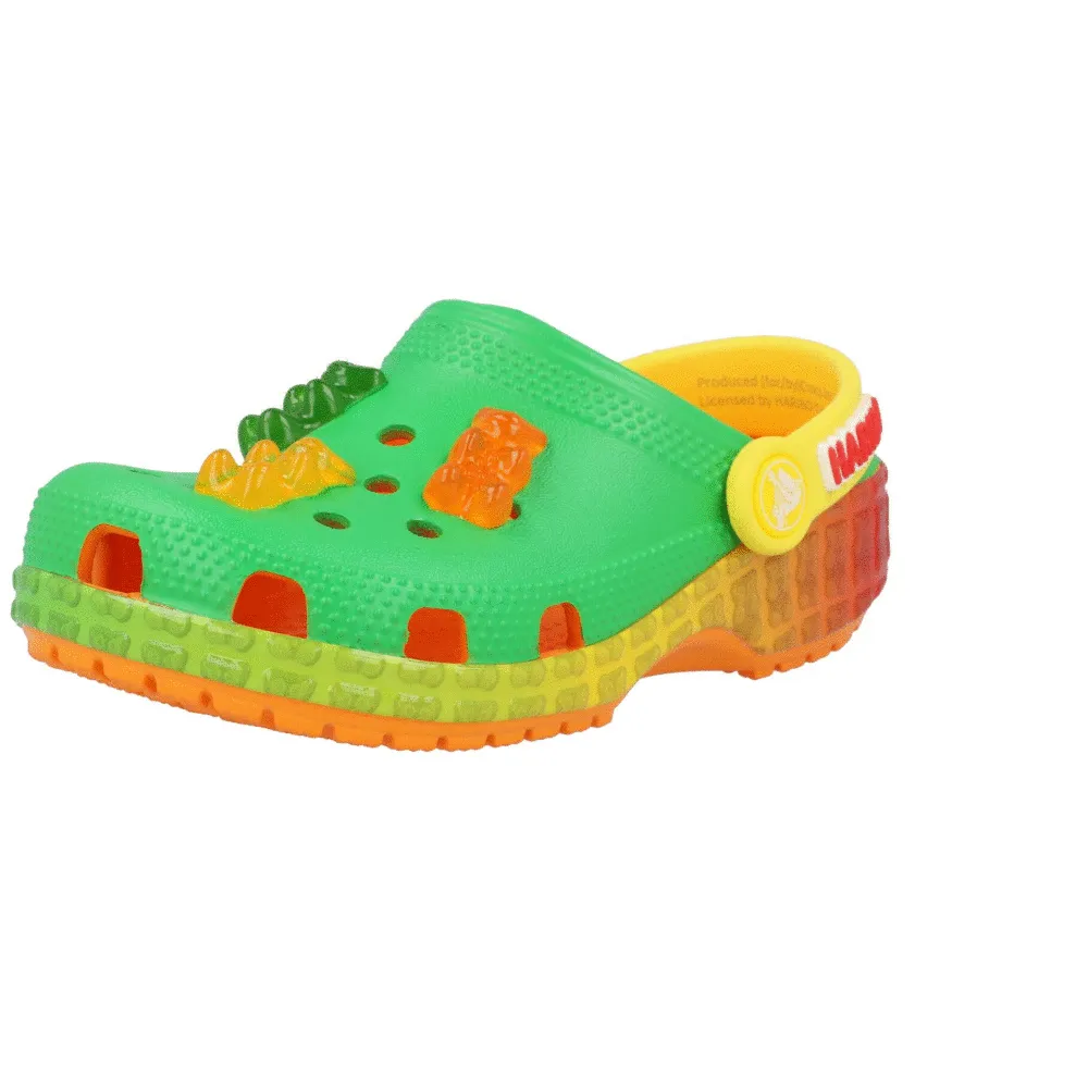 Crocs Kids Haribo Classic Clog Multi with Goldbears Jibbitz Charms