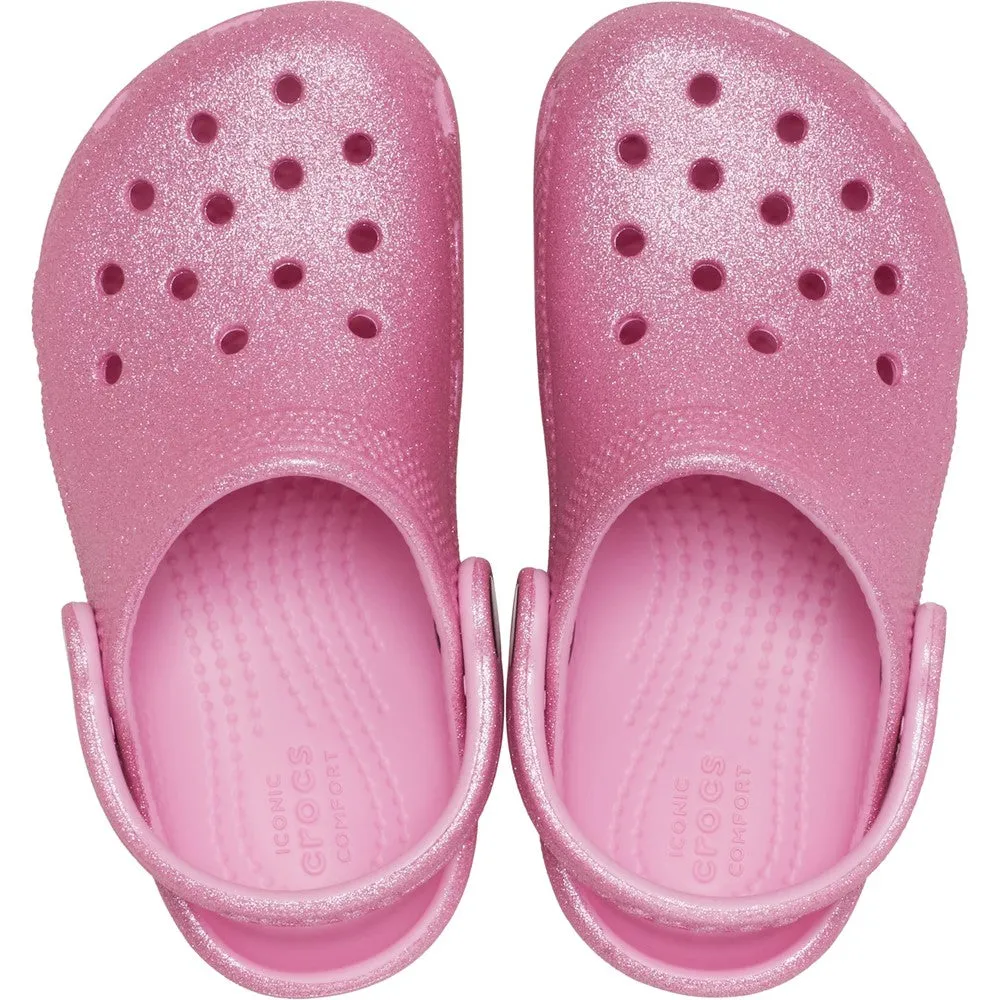 Crocs Toddler Classic Glitter Clog