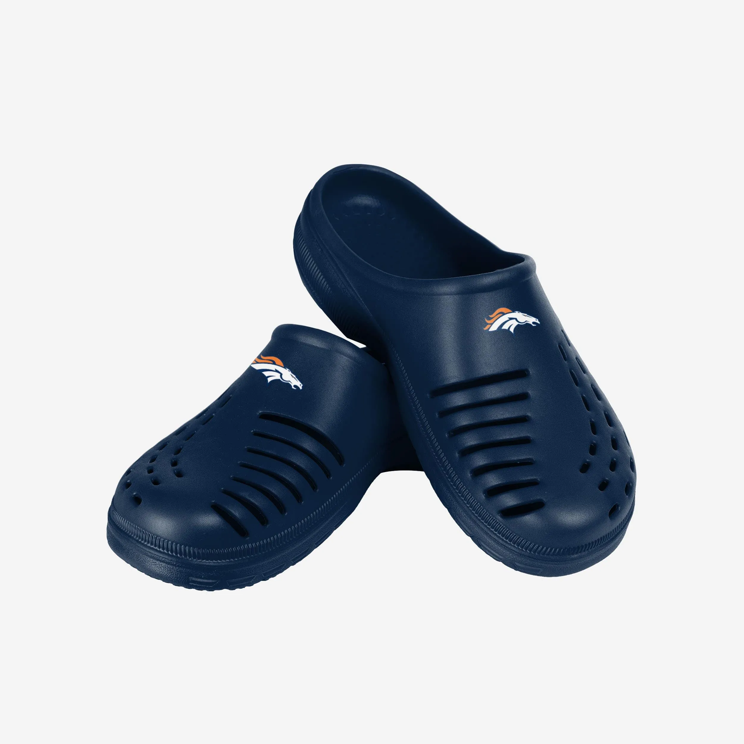 Denver Broncos Mens Solid Clog