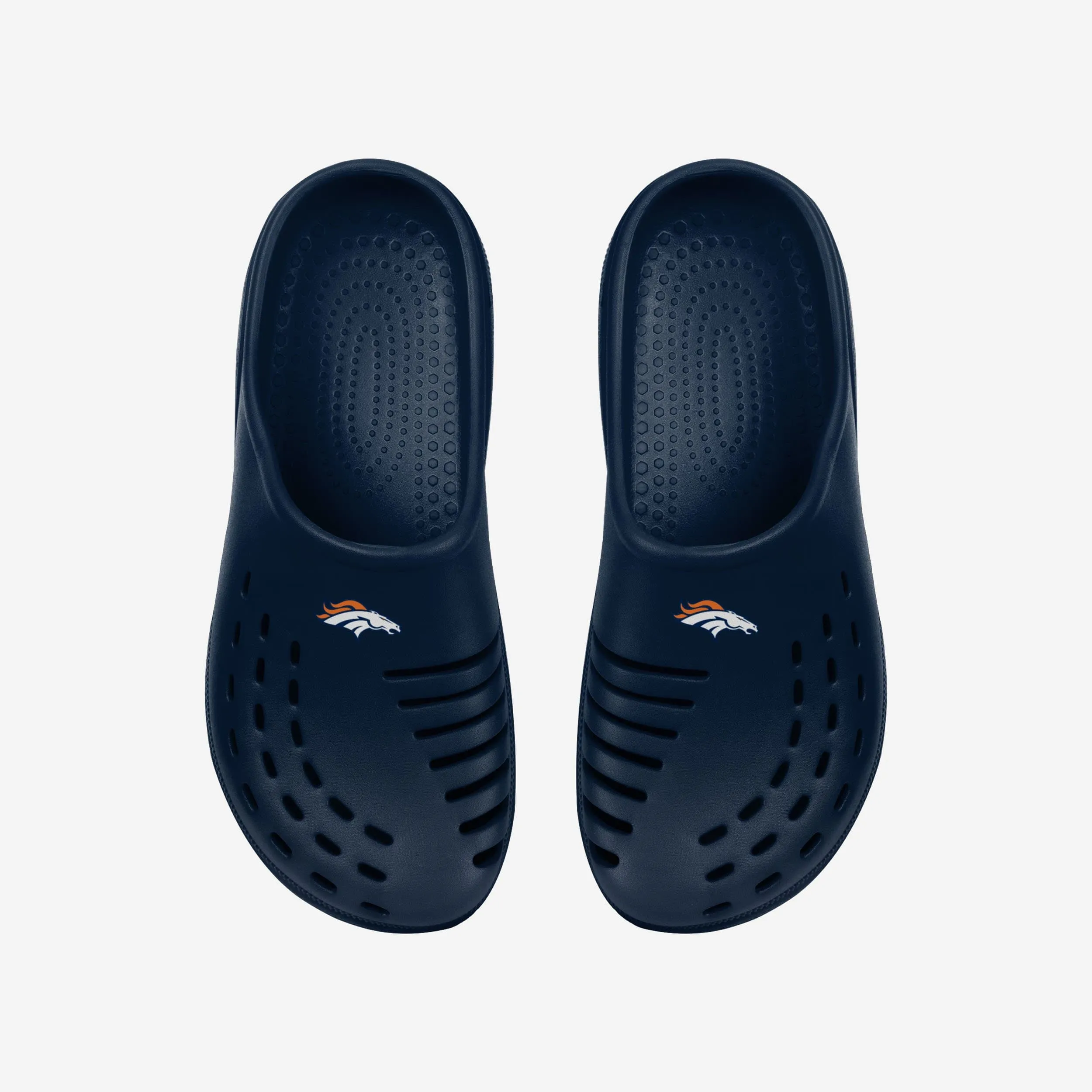 Denver Broncos Mens Solid Clog