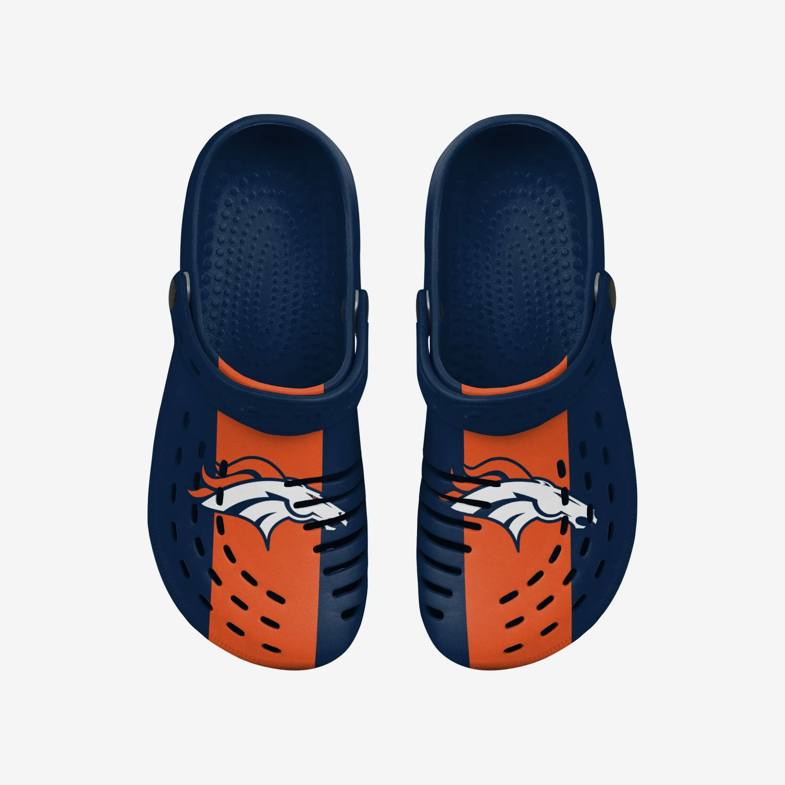 Denver Broncos Team Stripe Clog With Strap