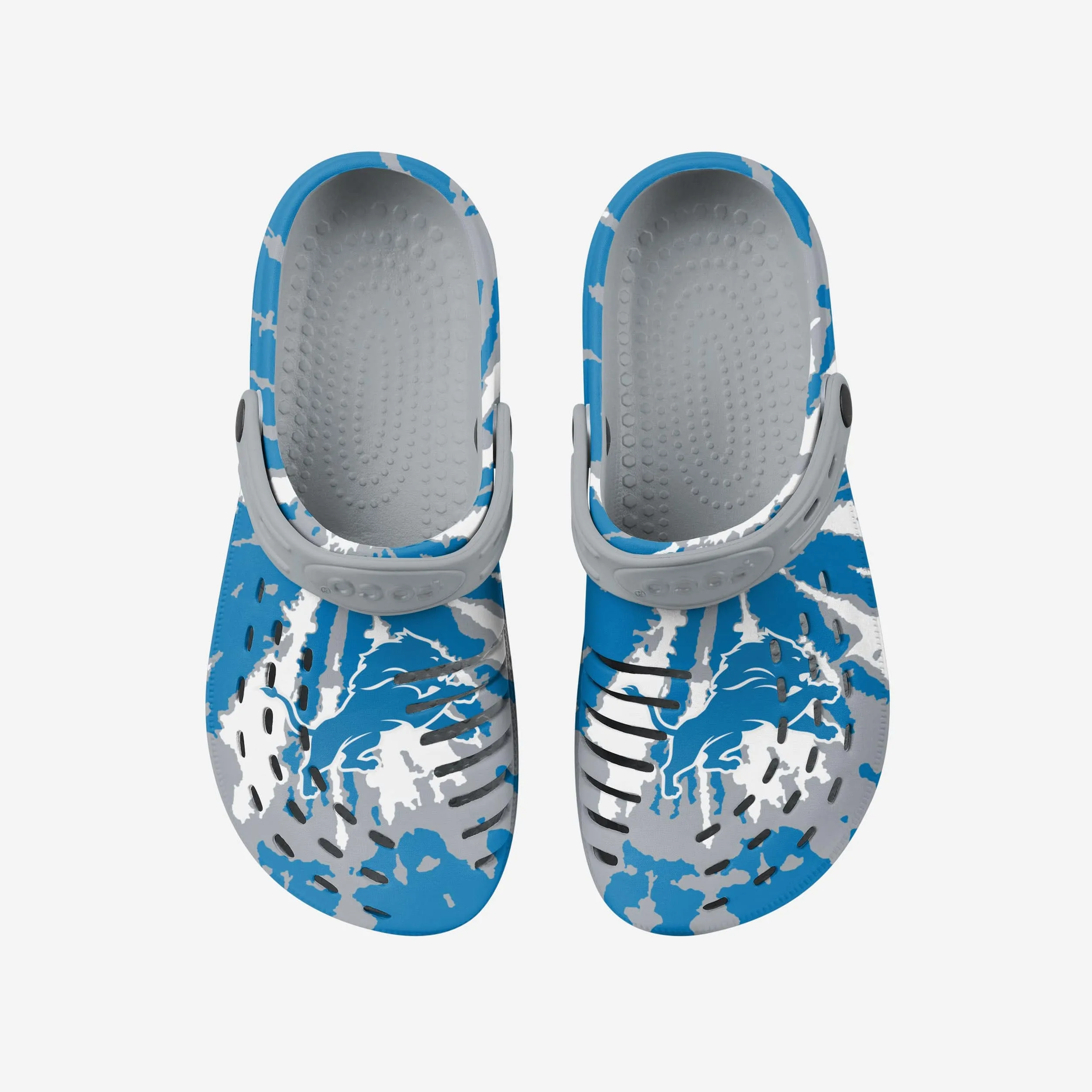 Detroit Lions Tie-Dye Clog With Strap