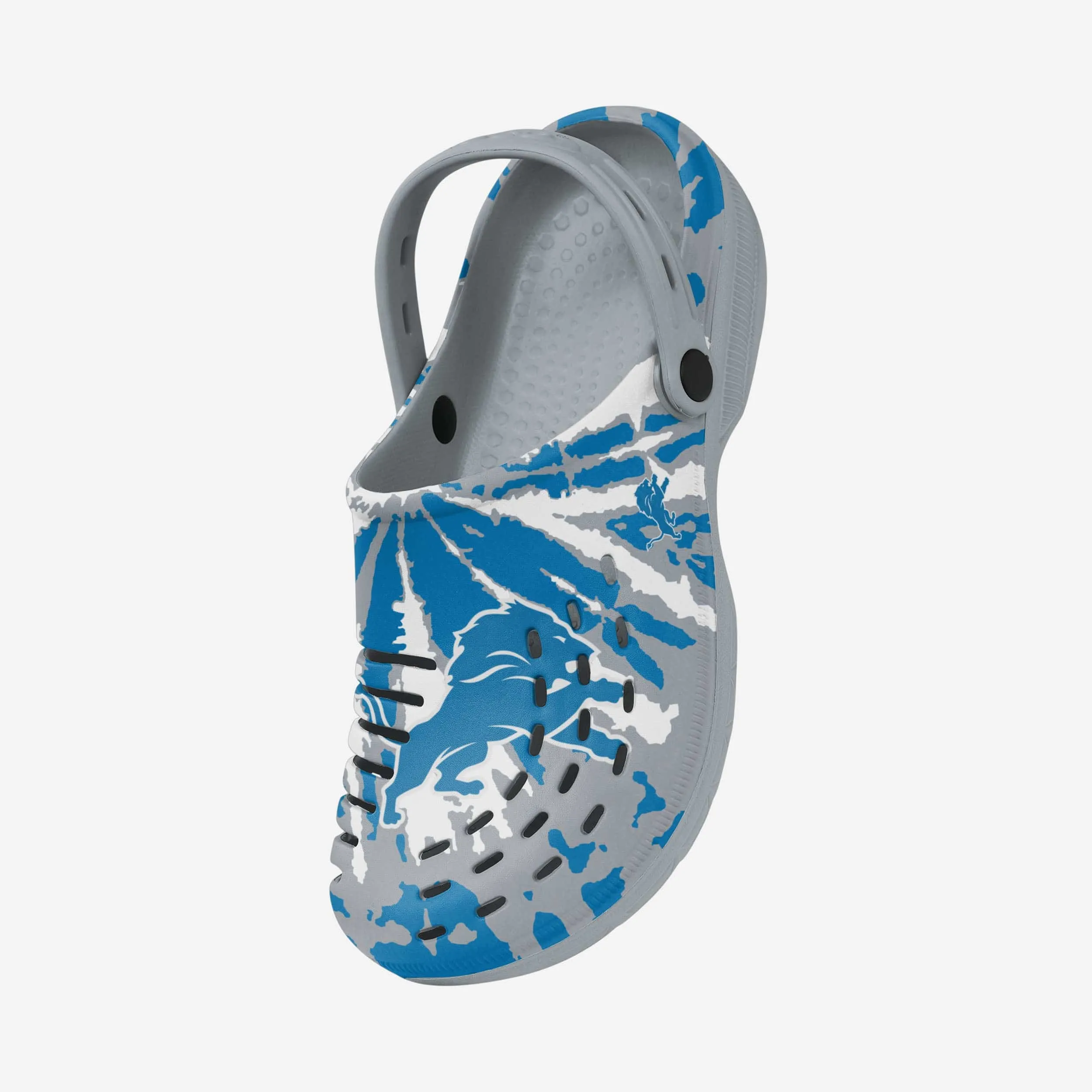 Detroit Lions Tie-Dye Clog With Strap