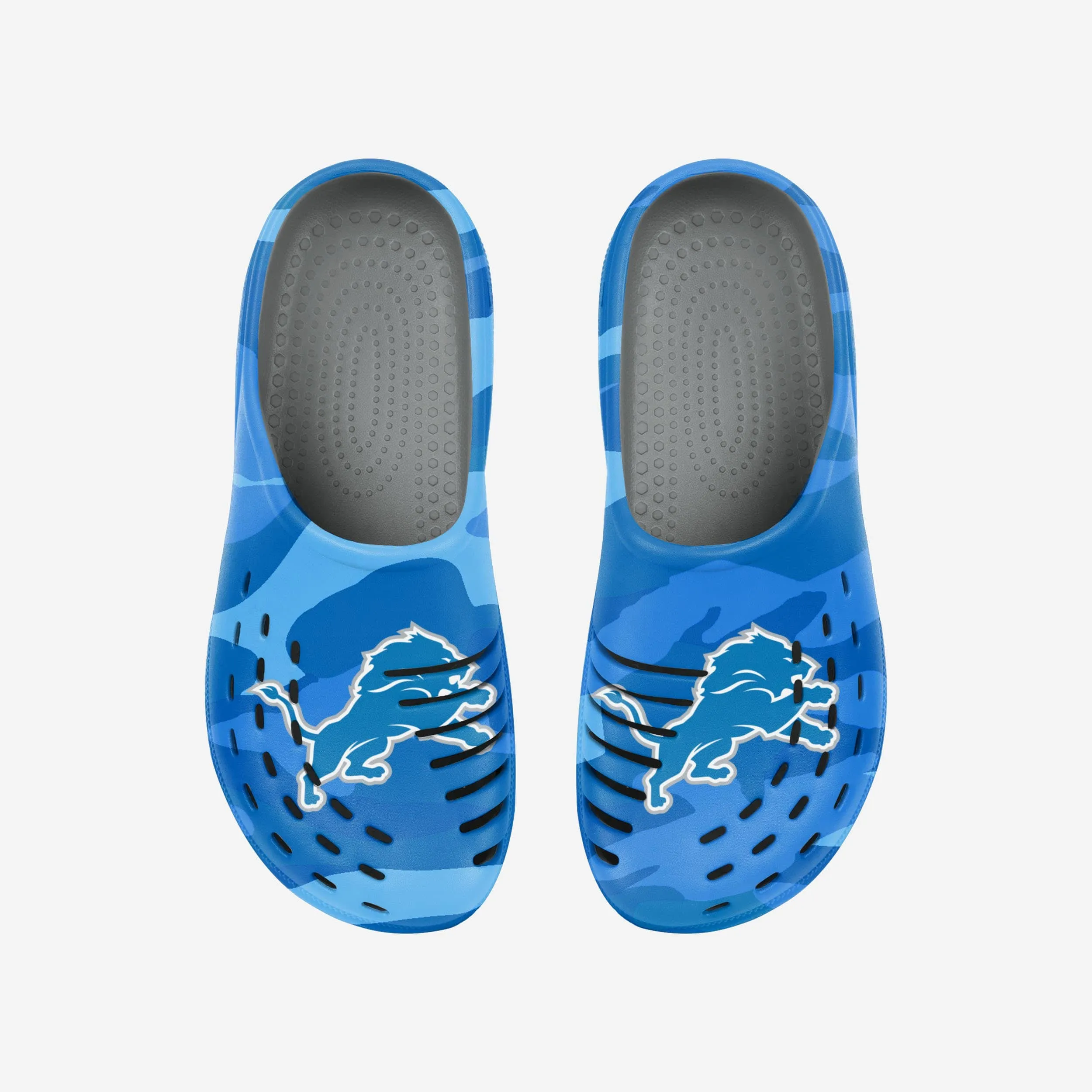 Detroit Lions Tonal Camo Clog