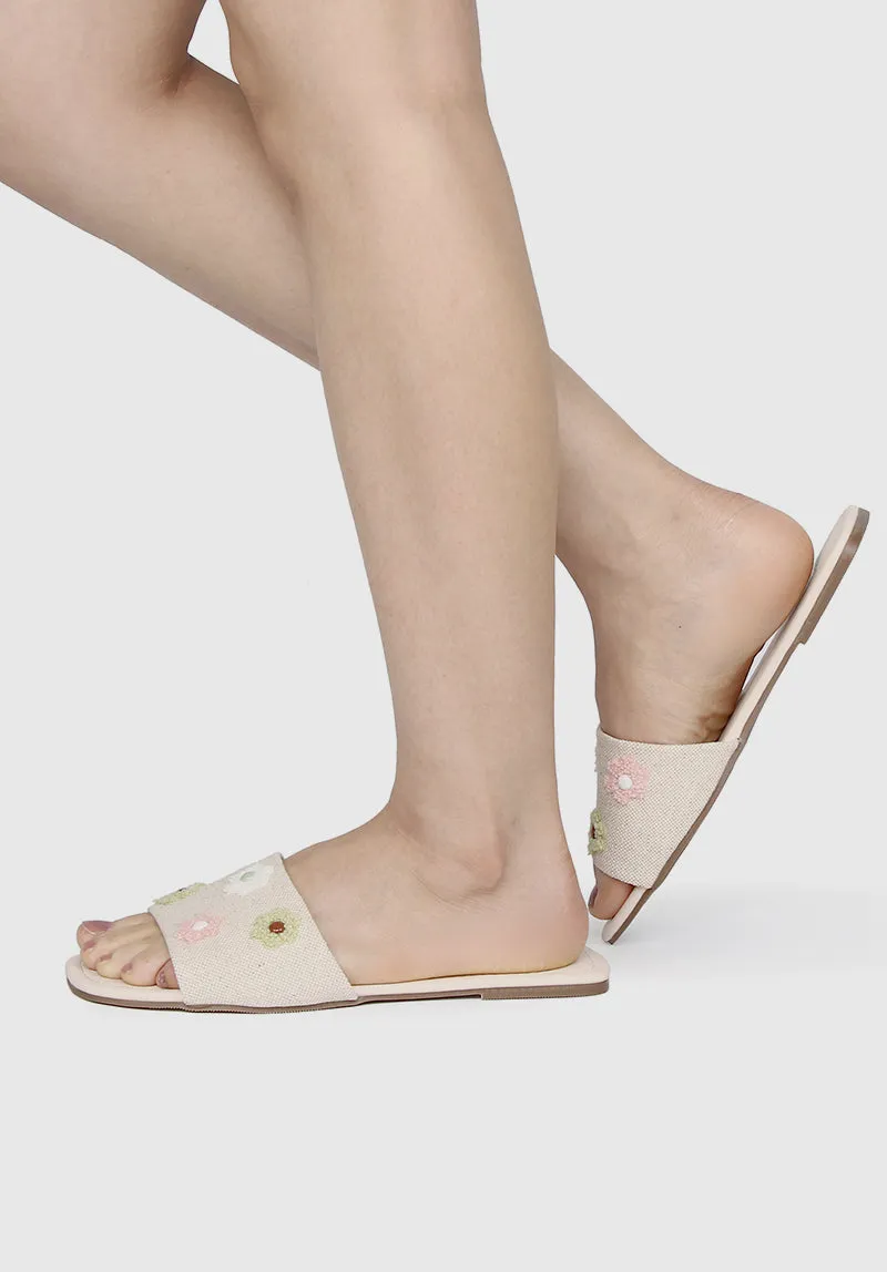 Disney Bambi A Floral Tale Open Toe Sandals & Flip Flops (Blanched Almond)