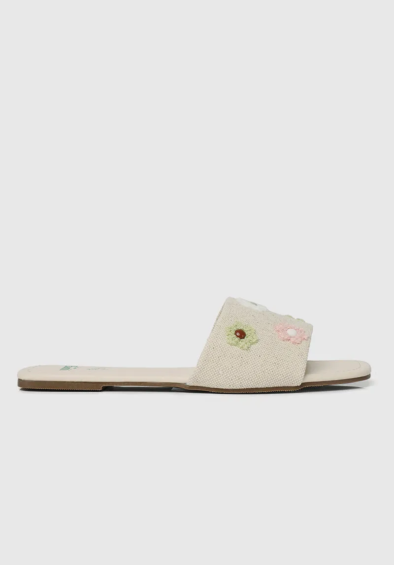 Disney Bambi A Floral Tale Open Toe Sandals & Flip Flops (Blanched Almond)