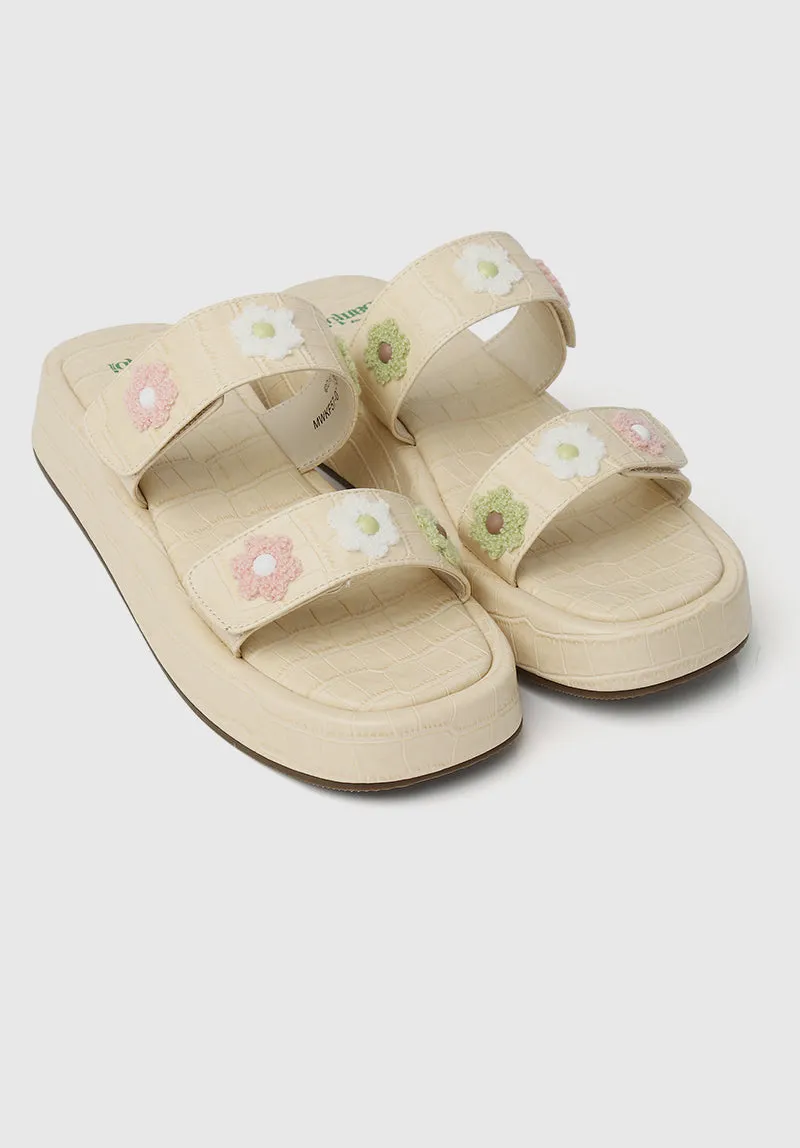 Disney Bambi Daisy Open Toe Sandals & Flip Flops (Blanched Almond)