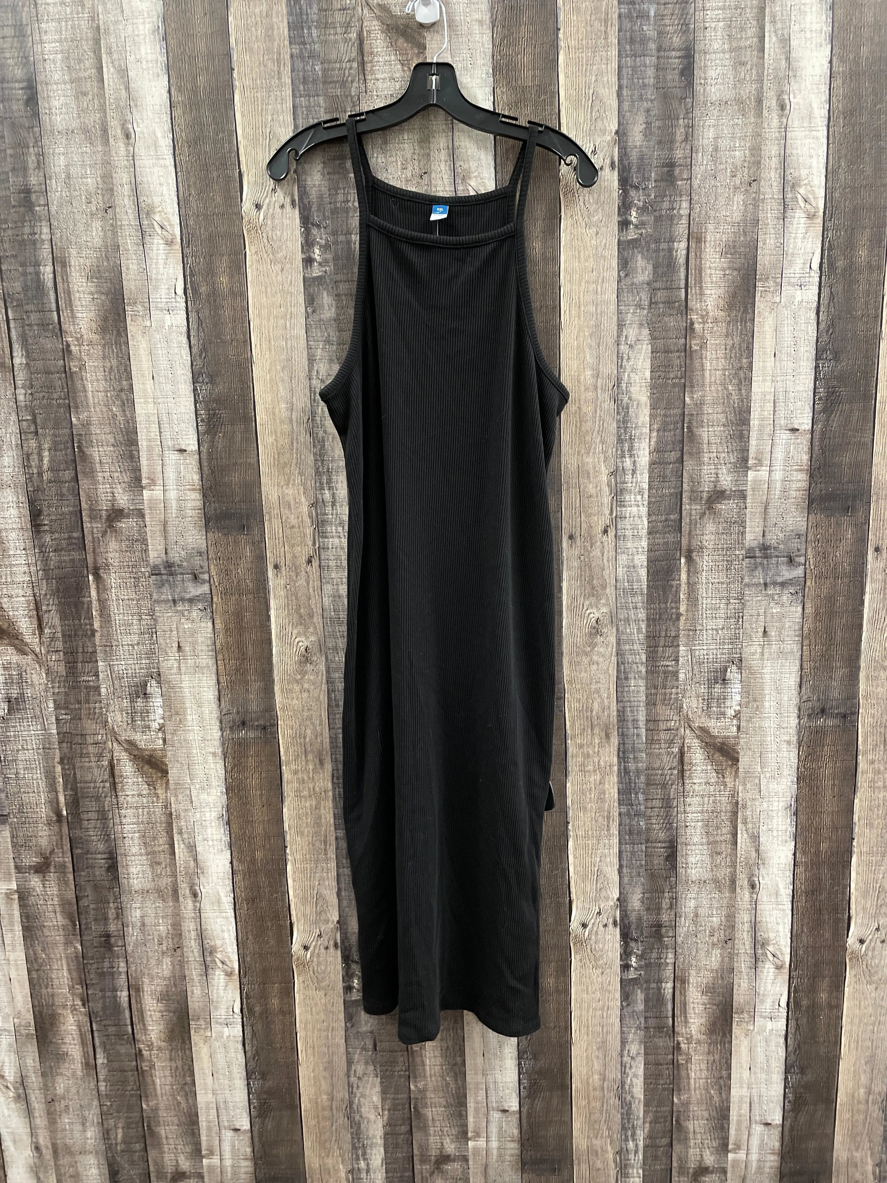 Dress Casual Maxi By Old Navy In Black, Size: Xxl