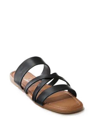 Everyday Cross Band Sandal Black