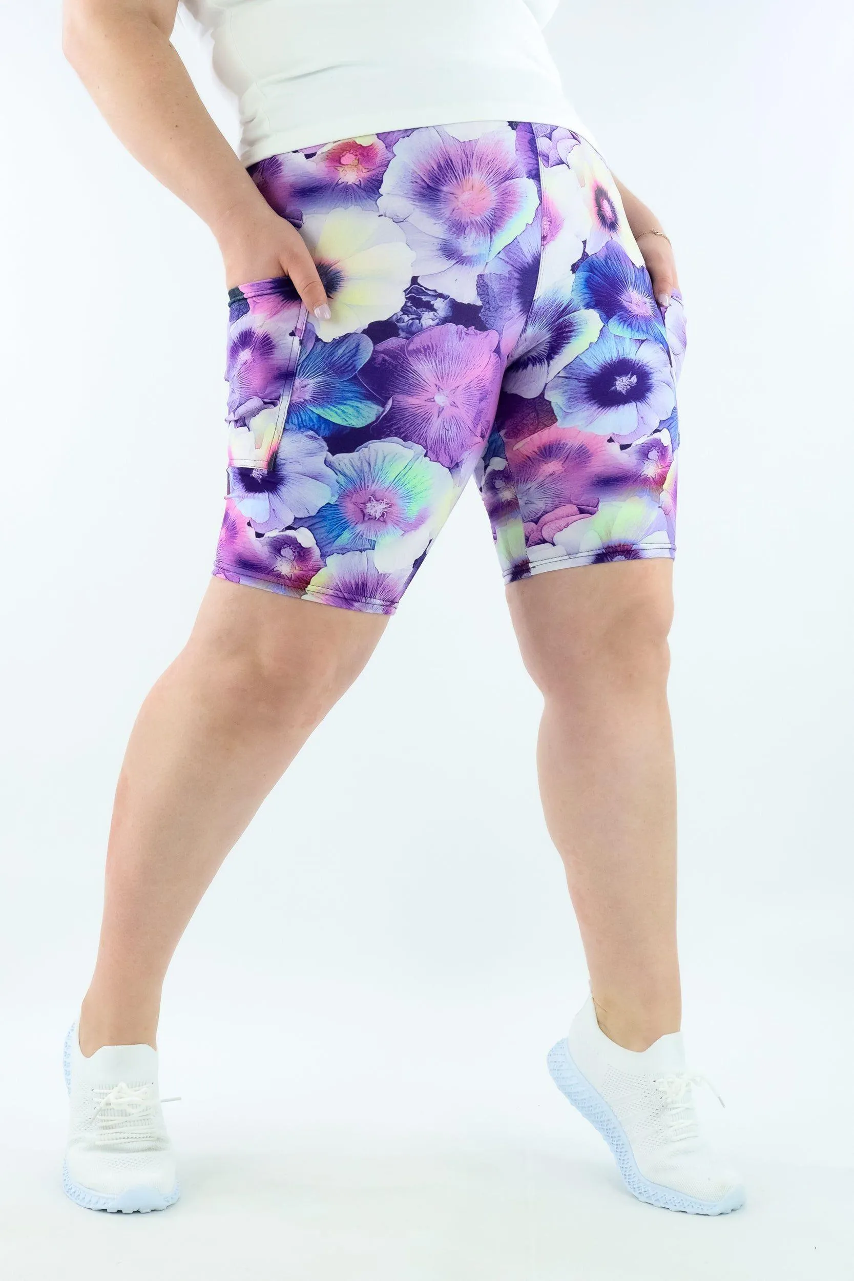 Floricultural - Casual - Long Shorts - Pockets