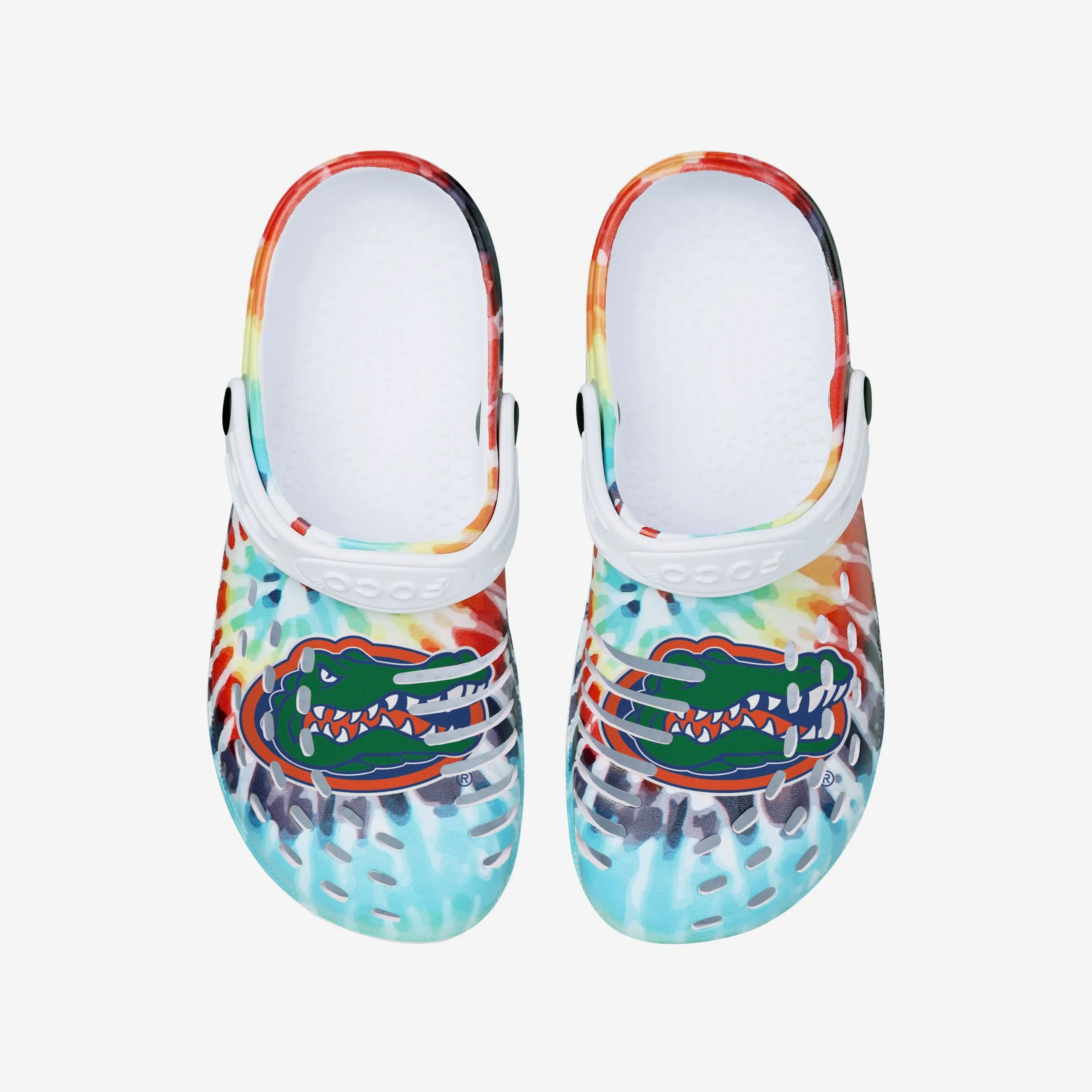 Florida Gators Womens Tie-Dye Clog With Strap