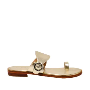 Free People Women's Barcelona Slip On Sandal in Gold