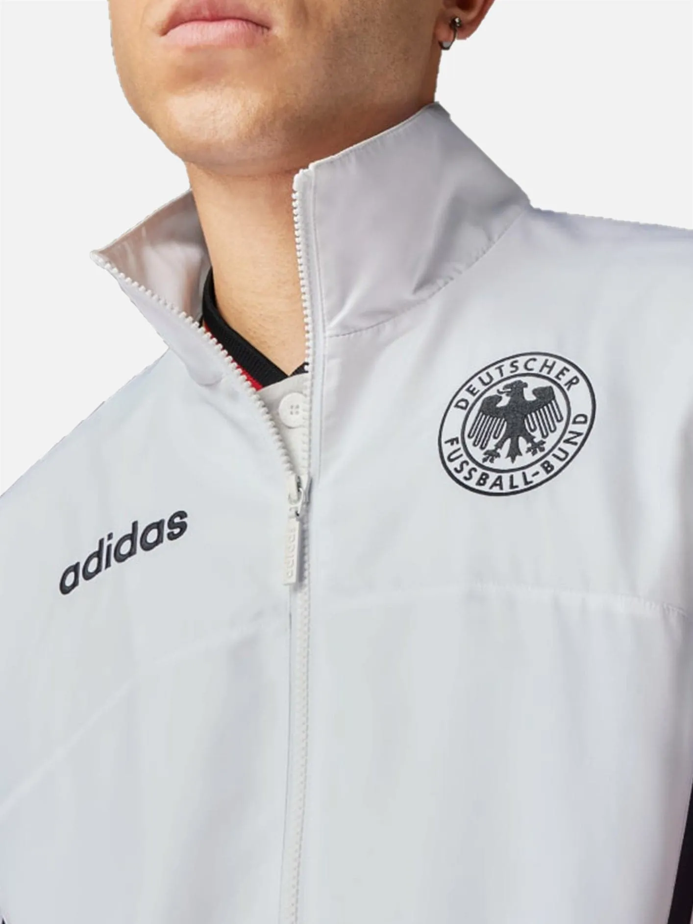 Germany 1996 Woven Track Top "White"