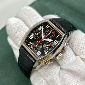 Girard Perregaux Ferrari 250 GTO LMB 1 of 1 18k White Gold Perpetual Calendar Chronograph Wristwatch