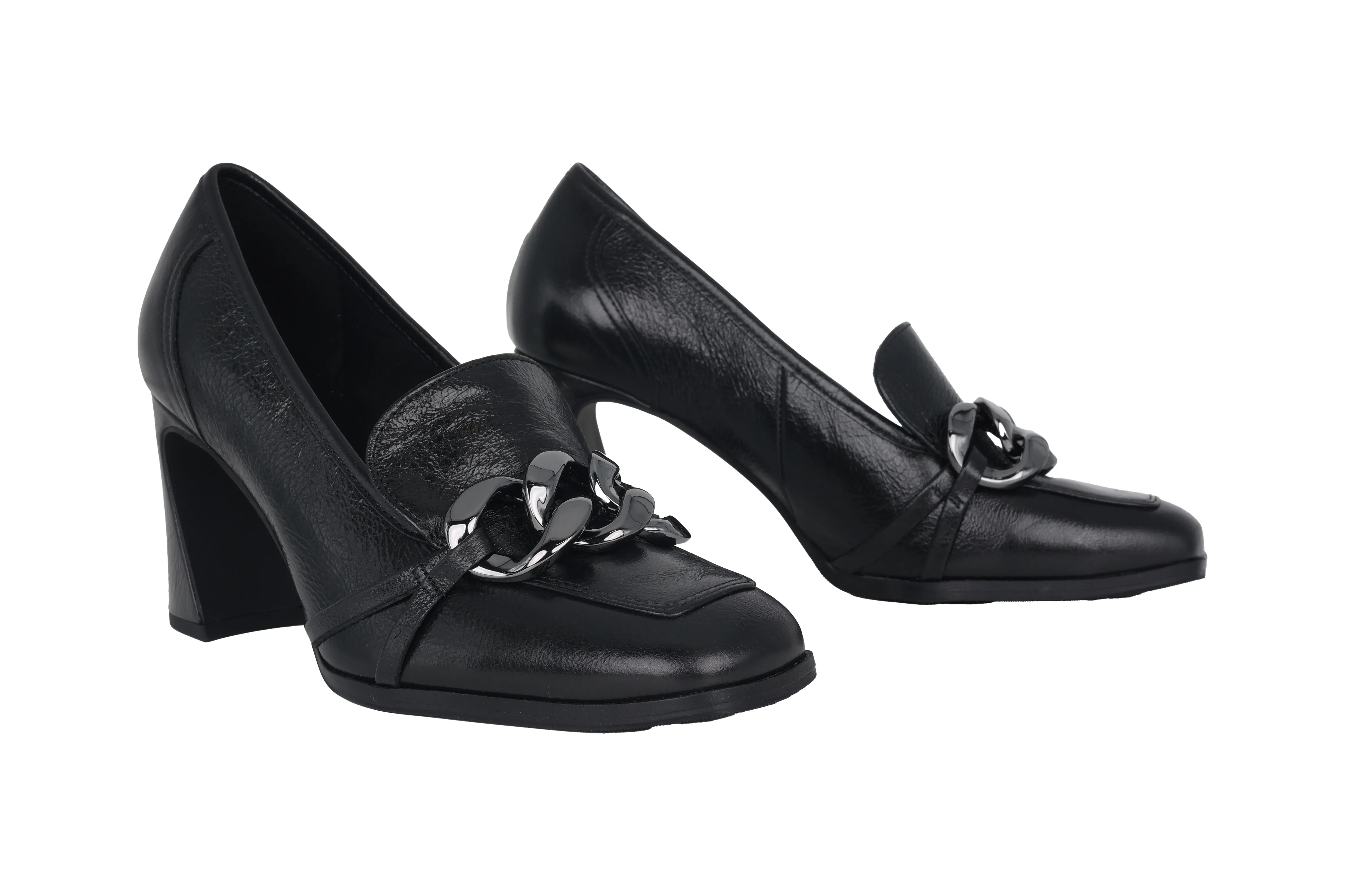 'Glenn' women's pump - Black patent