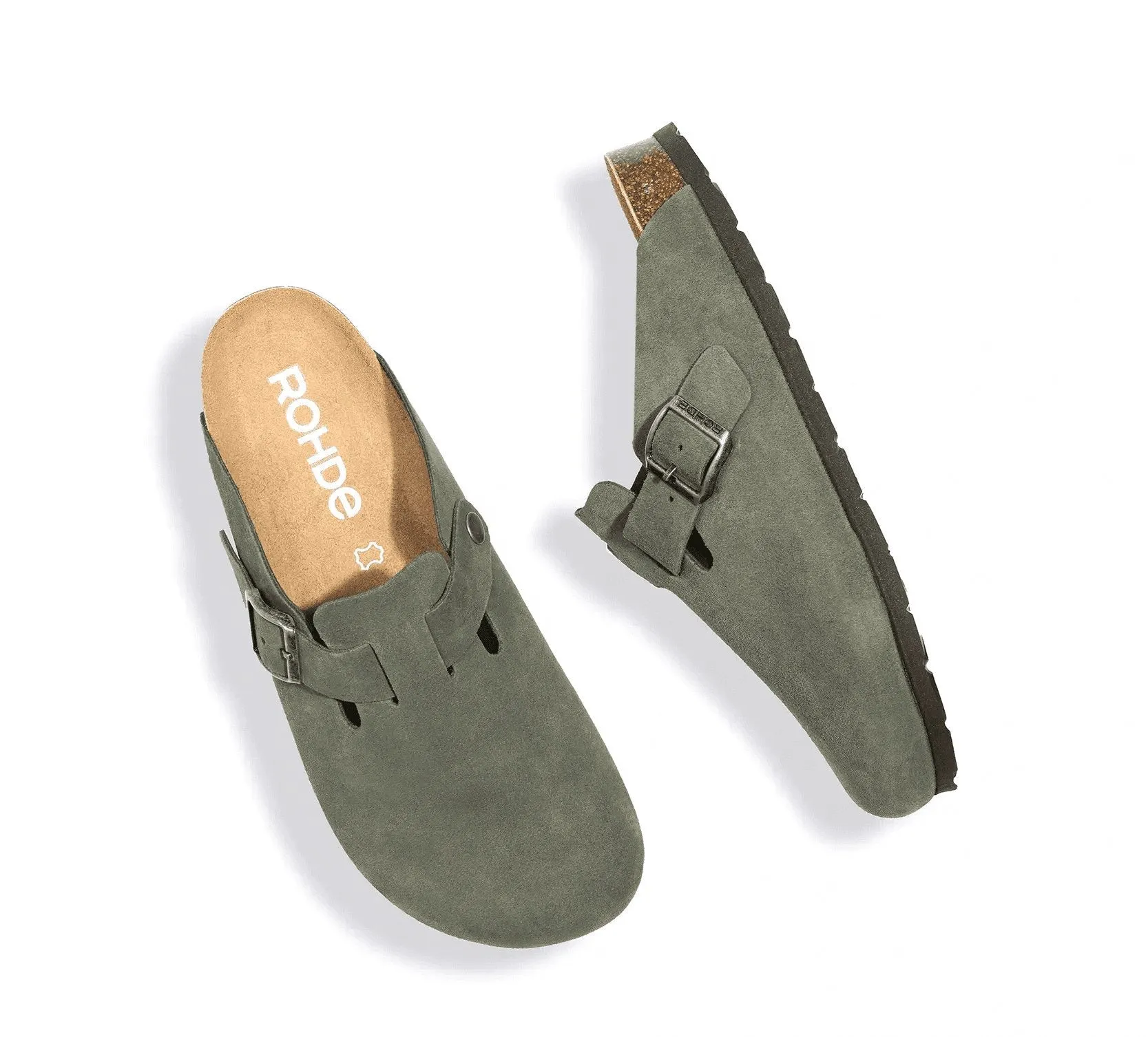 'Grado' men's outdoor clog - green