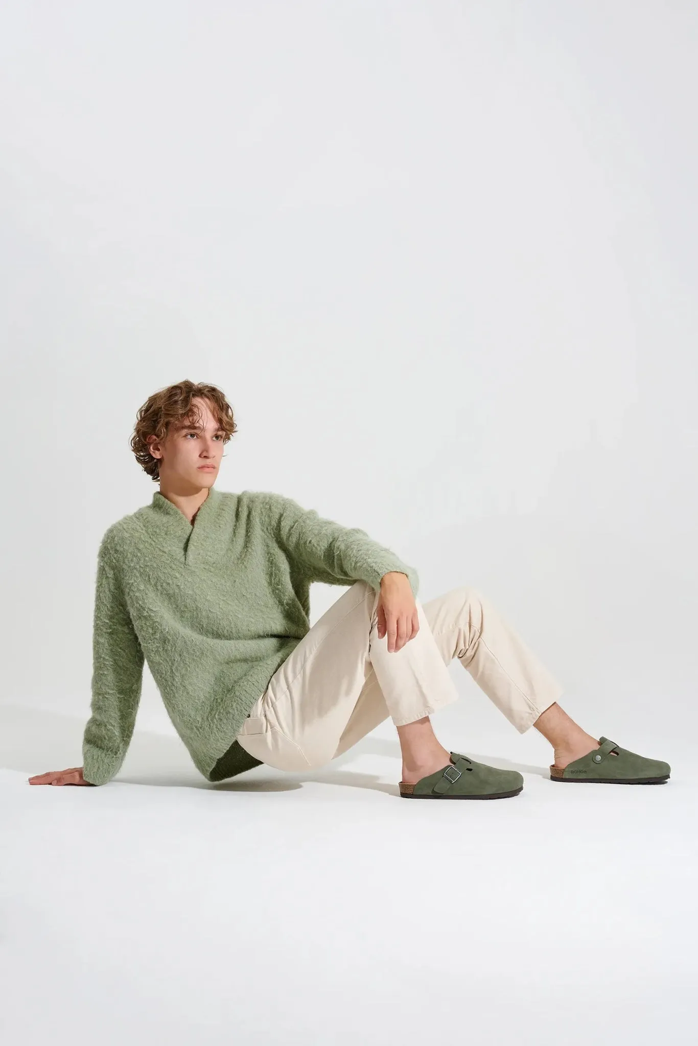 'Grado' men's outdoor clog - green