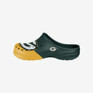 Green Bay Packers Colorblock Big Logo Clog
